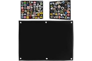 PANYI Pannello Raccolta Patch Militari Tattici 60 X 45 Cm Pannello di Visualizzazione per Patch Espositiva per Toppe Con Occhielli per Badge Francobolli Toppe e Adesivi