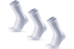 DANISH ENDURANCE Cushioned Running Socks for Long Distances, Anti-Blister Crew Socks, Sweat Wicking, for Men & Women, Unisex, 3 or 5 Pack