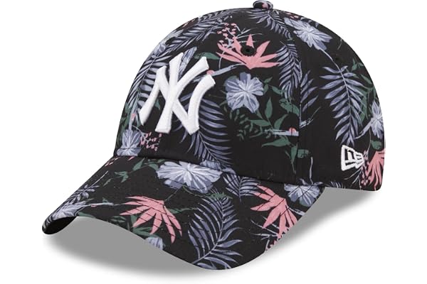 New Era New York Yankees MLB League Essential Black Purple 9Forty Adjustable Women Cap