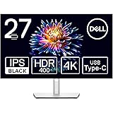 Dell U2723QE UltraSharp 27 Inch 4K UHD (3840x2160) Monitor, 60Hz, IPS, 5ms, 98% DCI-P3, HDR400, 3x USB-C, 2x DisplayPort, HDM