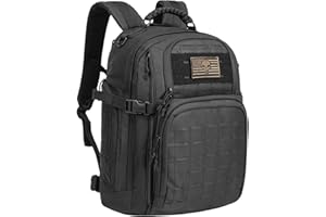 TRAILKICKER Tactical Laptop Backpack Military Backpack for Men Black Tactical Bag Backpack