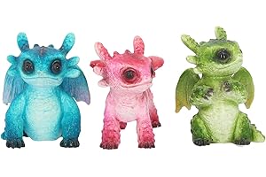 NEMESIS NOW Nemesis teraz małe smoki (zestaw trzech) figurka 8 cm wielokolorowa