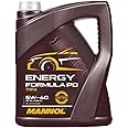 Mannol 5 Litre Energy Formula PD 5W-40 Engine Oil 7913 API SN ACEA C3 Universal Fully Synthetic Ester Technology