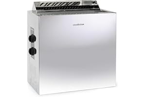 ‎TIME4WELLNESS Sentiotec Nordex Style 6/8/9 kW Saunaofen mit integrierter Steuerung (8 kW)
