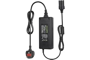 LXLQZXW AC to DC Converter, 100V ~ 240V to 12V 15A 180W, Car Cigarette Lighter Socket AC/DC Power Supply Adapter Transformer for Tire Inflator, Refrigerator, Vacuum Cleaner and Other Devices