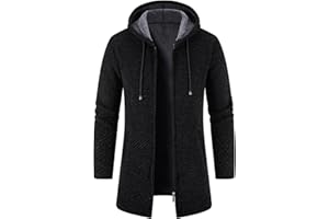 WSKMHK Manteaux Homme Veste Homme, Manches Longues Camouflage Sweat À Capuche Veste Zippée Cardigan Doublure Polaire Veste Sherpa Chaude Avec Poches Hiver Bleu Gris Vert 2023 M-3Xl