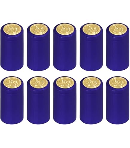 Set 54 Tappi In Sughero Per Vino - Con Capsule Termorestringenti, Per Home Brewing E Regali