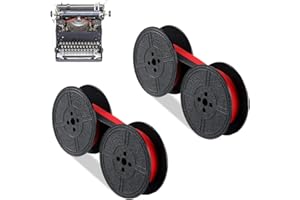 AORVYUI Ruban de machine à écrire - noir et rouge