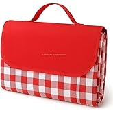 Busstier Picnic Cover 205&times;160 cm, Waterproof Square Design, Easy to Clean, Foldable Portable, Large Picnic and K