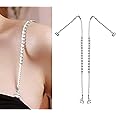 TrendyTrolley Crystal Diamond Pearl Bra Straps for Women | Adjustable, Stylish & Detachable Decorative Straps for Dresses, Blouses | Premium Decorative Fashion Straps