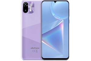 Ulefone Smartphone Pas Cher, Note 6 Android 11 6,1Pouce 32Go+1Go 128 Go Extensible 3300mAh Face ID 5MP Caméra 3G Telephone Portable Debloque Pas Cher Double Nano SIM 2Ans Garantie (Violet)
