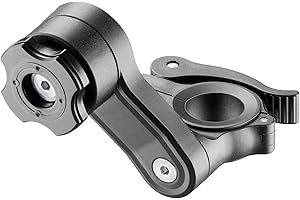 Interphone QUIKLOX Soporte móvil Moto para Manillar, Porta móvil Universal Compatible con Las Fundas QUICKLOX, Soporte teléfono Moto Que se Fija y se Quita rápidamente con una Sola Mano
