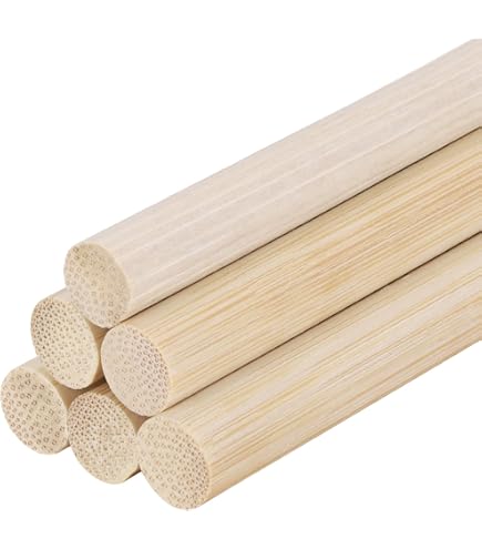 12-Pack 1-1/4 Inch Dowel Caps With 5/8 Hole | Unfinished Maple Wood Craft Pieces For DIY Projects