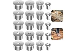 JYNLJKBF Centro Di Tasselli In Legno 20 Pcs Spina Di Centraggio Strumento Per Punte Per Tenoni In Legno Set Legno Posizionatore Centro Del Tassello Per Strumenti Di Perforazione Per La Lavorazione Del Legno