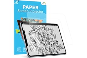 MoKo 2 Stück Papier Schutzfolie für iPad Air 11 Zoll M3 2025/M2 2024 (Air 7./6. Generation), Schreiben und Zeichnen wie auf Papier, Kratzfeste Blendfreie Matte PET Folie, Kompatibel mit Apple Pencil