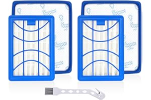 Rebirthcare 2 Filtres pour Philips PowerPro Expert FC9729 FC9741 FC9742 FC9743 FC9744 FC9745 FC9746 Aspirateur Filtre Accessoires de Rechange Power Cyclone 8 Accessoire, Remplace FC8003/01 FC6042/01