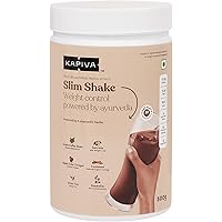 Kapiva Chocolate Slim Shake - India's First Ever Complete Meal Replacement Powered With 6 Ayurvedic Herbs - Helps in…