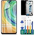 For Xiaomi Poco X4 Pro 5G LCD Display For Xiaomi Poco X4 Pro 5G Screen Replacement 2201116PG Touch Digitizer Assembly Repair Kits (Black,With Frame)