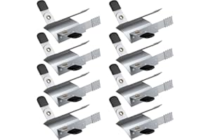 BASI® Abrazaderas para persianas, 4 pares, protección antirrobo, para persianas, persianas, seguridad