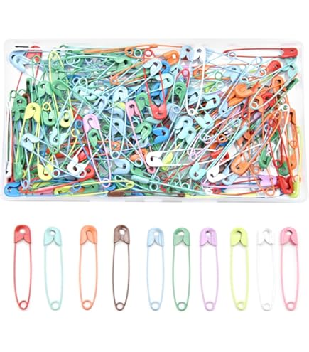 120 Pezzi Spille Da Balia Colorate - 19mm - Per Cucito E Crafting - Con Scatola Porta - Foto 8