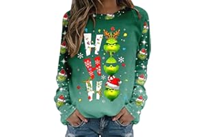 GÉNÉRIQUE Ugly Pull Noel Rigolo Femme Hiver,Pull Noël Femme,Drole Pull de Noel Femmes,Pull Noel Moche,Pull Noel Famille Assortis,Pull Noel Famille,Noël Sweat Polaire Femme Hiver Chaud Sweatshirt Sweat