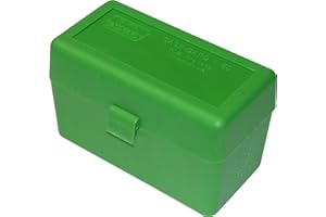 MTM 50 Round Rifle Ammunition Box RL-50 Green (RL-50)