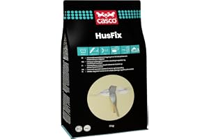 CASCO - Cementbaserat lagningsspackel - Casco HusFix - Gråvit - 3kg