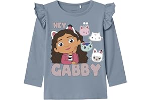 NAME IT Nmfjutte Gabby LS Top Box Sky para Niñas