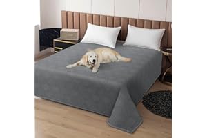 Luvore Copridivano impermeabile, Coperta per Animali Domestici Lavabile, Antiscivolo, Protezione per Divano, Copriletto impermeabile per cani, gatti 172x208cm