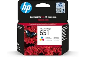 HP|HP 651 Tri-Color Original Ink Cartridge|Cyan-Magenta-Yellow|300 pages|HP OfficeJet 202 Mobile Printer|C2P11AE.