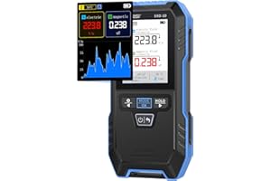 FNIRSI Medidor EMF ERD-10, Detector de Radiación EMF 4 en 1 con Modo de Curva, Lector EMF Recargable, Detector de Radiofrecuencia de Campo Electromagnético Para el Hogar, para Hogar, Oficina, Exterior