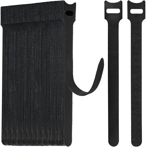 120 Stück Wiederverwendbare Kabelbinder Aus Nylon – Klettbänder In Verschiedenen Farben, Ideal Für Kabelmanagement