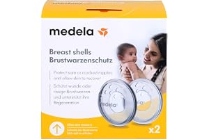 Medela Bröstvårtsskydd, BPA-fritt, tillverkat av mjuk silikon, med ventilerande ventilationsöppningar, set med 2