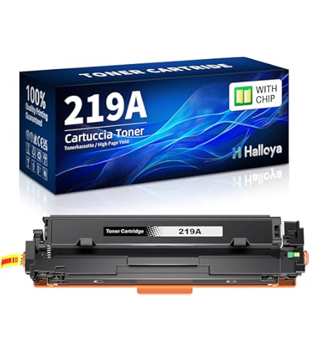 Cartouches De Toner Noir 219A (avec Puce) – Lot De 2 – Compatible HP Color LaserJet Pro MFP 3302, 3202