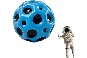 Vhger B-007 Astro Jump, Space Super High Bouncing Bounciest Lightweight Foam, Easy to Grip and CatcherBouncy, Party Geschenk,Sport Training Ball für Athleten Kinder, Blau, 7×7×7cm