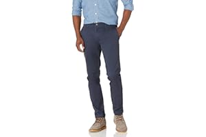 Amazon Essentials Mężczyźni Skinny-Fit Washed Comfort Stretch Chino Pant (dawniej Goodthreads)
