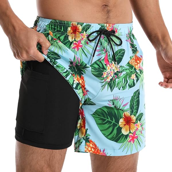 Short De Bain Homme Boxer - Séchage Rapide, élastique, Nylon/élasthanne, Pour Plage, Surf, Piscine