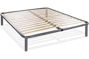 Farmarelax - Rete Letto Ortopedica Ferro e Faggio 120X190, Ortopedica, Struttura in Ferro, Doghe in Legno di Faggio, Resistente, Traspirante, Altezza da Terra 35 cm, Made in Italy