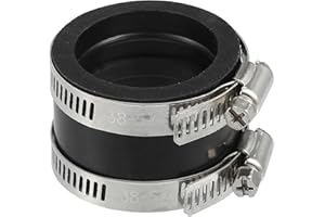 X AUTOHAUX 40mm ID Black Carburetor Adapter Intake Pipe Boot Interface - 1Pcs