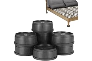 Moendergo Podpórka meblowa, wytrzymałe, do układania w stos, podnośniki do łóżek, 3,8 cm, 7,6 cm, 15 cm, podwyższenie wysokości, krzesło stołowe, sofa, podwyższenie, antypoślizgowe podkładki do