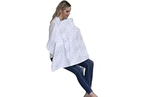 Roseanne Stilltuch - unterwegs entspannt stillen - mit Kissen für Baby | Stillschal | diskretes Stillen in der Öffentlichkeit | Stillcover (Schmetterlinge Blau)