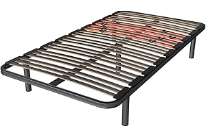 LA WEB DEL COLCHON Somier Multiláminas Regulador 105 x 180 x 5 cms. (5 Patas Incluidas)