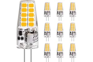 LEDGLE G4 LED The lamp 12V AC/DC, 3.5W Instead, 35W Traditional The Light, Warm White 2700K Non-Dimmable, 10 Packs (G4-3.5W)