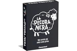 Clementoni Carte Da Gioco Per Adulti - La Pecora Nera, Gioco da Tavolo 16-99 Anni, 3-8 Giocatori, Giochi di Società Divertenti tra Amici, Made In Italy, 16816