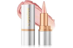 LYSDEFEU Wasserfester Lipliner, Starry Lip Liner,Long Lasting Tattoo LipLiner, Lip Liner Waterproof Wischfest Feuchtigkeits Glanz,Lippenstift Lipliner Zwe in Einem,Hochpigmentiert Halt Glänzend-01#Pink Gold