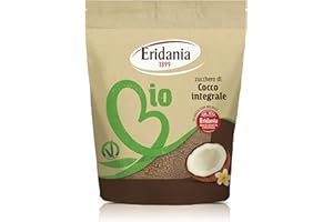 Eridania, Zucchero di Cocco Integrale, Dolcificante Naturale Ricavato dall'Estratto dei Fiori della Palma da Cocco, Ideale per Dolci, Frutta e Bevande, 230 gr