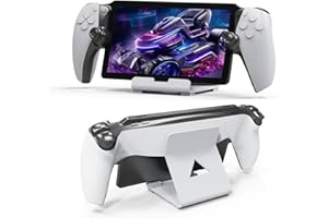 ZLiT Support de console portable pour PS Portal - Support de console de jeu portable - Support de bureau pour portail PS pour Steam Deck/pour ROG/pour Switch (blanc)
