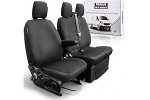 PRIMUS SEAT COVERS To Fit: Ford Transit Custom Seat Covers 2013 to 2023 | Waterproof Durable Easy to Fit | For the Ford Transit Custom Seat Cover Accessories