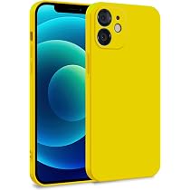 MyGadget Handyhülle Für IPhone 15, Gelb, Mit Kameraschutz, Stoßfest & Kratzfest, Aus Silikon & Microfaser