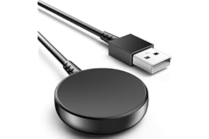 AMASUKI Wireless Charger for Samsung Watch, Magnetic Charger Cable for Galaxy Watch 7/6/6 Classic/5/5 Pro/4/4 Classic/3/Active 2/Active 1 USB Charging Cord 1m